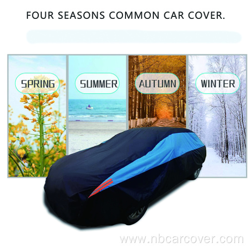 Lockable sun proof automatic plastic car cover